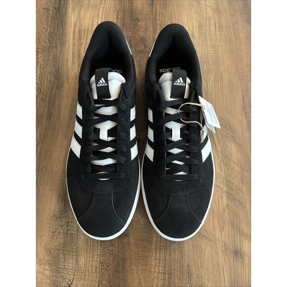 Adidas VL Court 3.0 Shoes Skateboard Black White Low Top Men Size 8 ID6278 main image 6